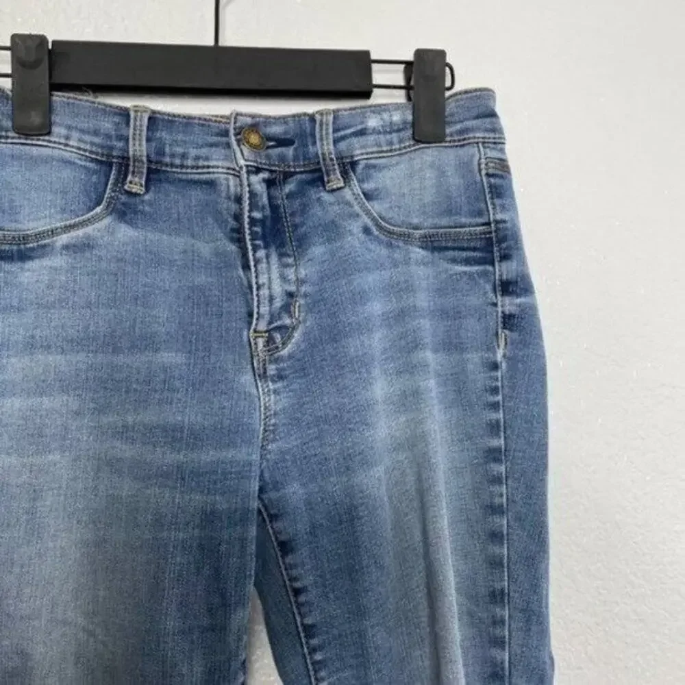 Pacsun Womens Jeans Size 26 Denim Blue Casual Raw Hem Distressed Ankle Legging - Picture 9 of 16